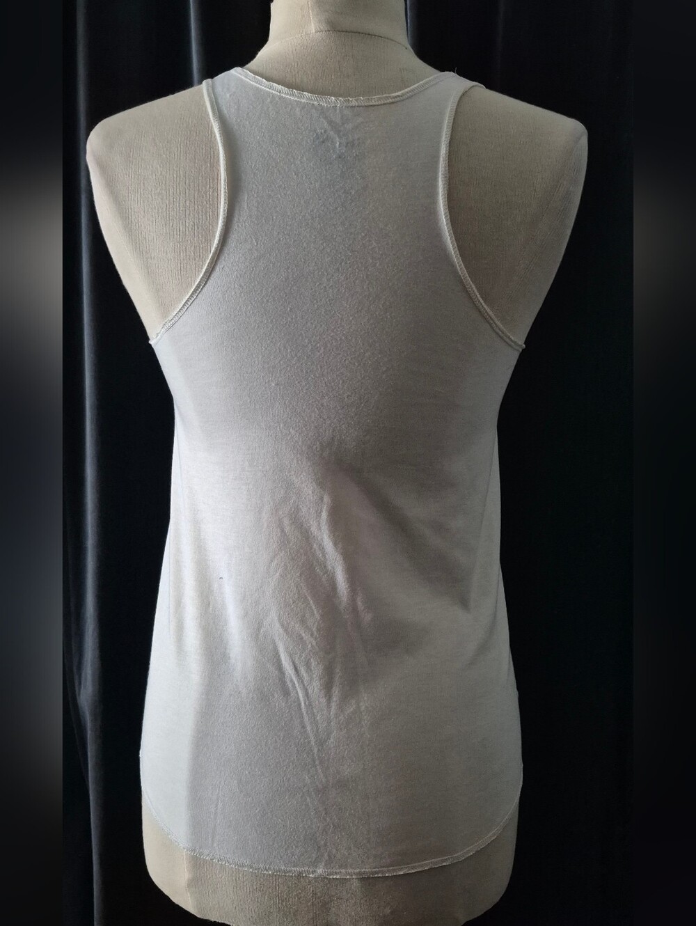 Desigual White Tank Top with Black Dreamcatcher Graphic - Picture 4 of 8
